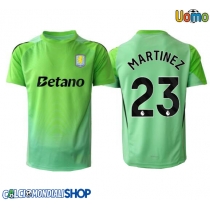 Maglie da calcio Aston Villa Emiliano Martinez #23 Portiere Seconda Maglia 2025-26 Manica Corta